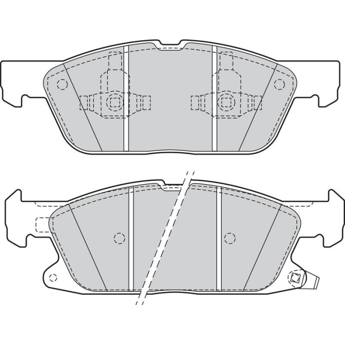Valeo 601588 Bremsbelagsatz, Scheibenbremse