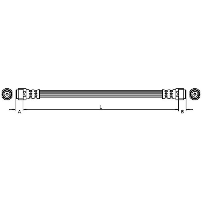 Metzger 4110727 Bremsschlauch