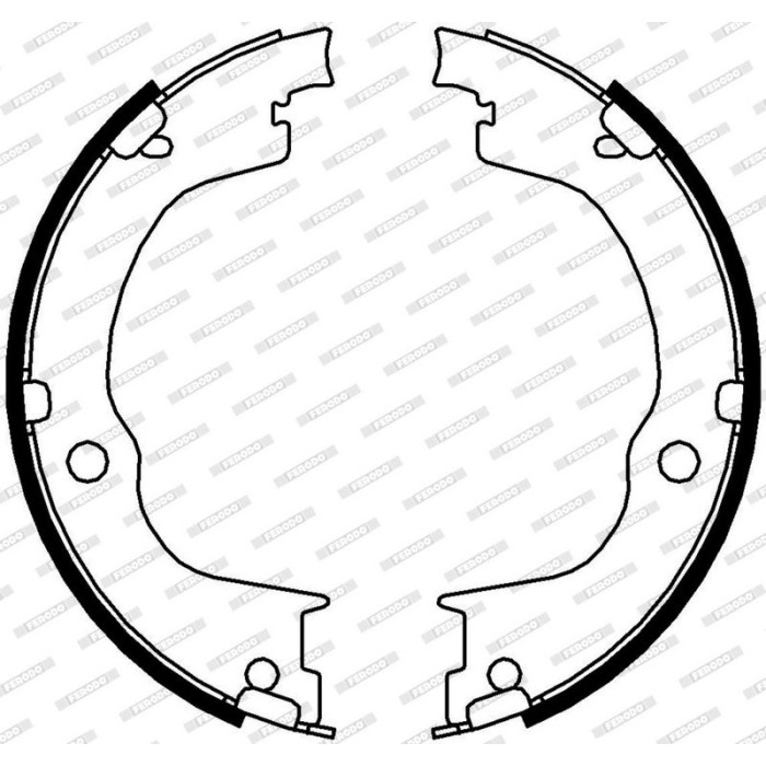 Ferodo FSB4006 Bremsbackensatz, Feststellbremse PREMIER Ferodo FSB4006 Bremsbackensatz, Feststellbremse PREMIER