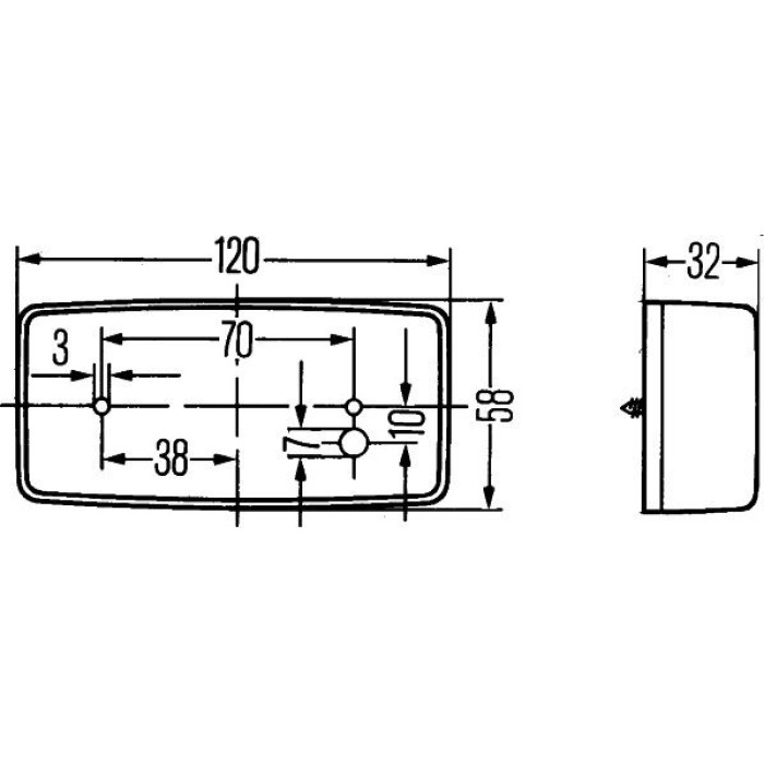 Hella 2PS 002 727-007 Seitenmarkierungsleuchte