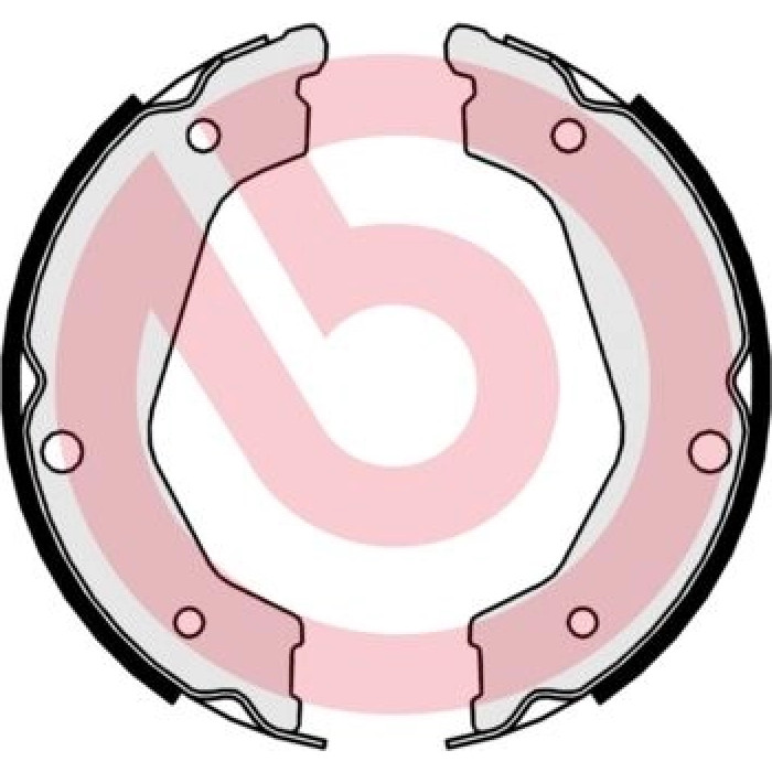 Brembo S 30 534 Bremsbackensatz, Feststellbremse ESSENTIAL LINE Brembo S 30 534 Bremsbackensatz, Feststellbremse ESSENTIAL LINE