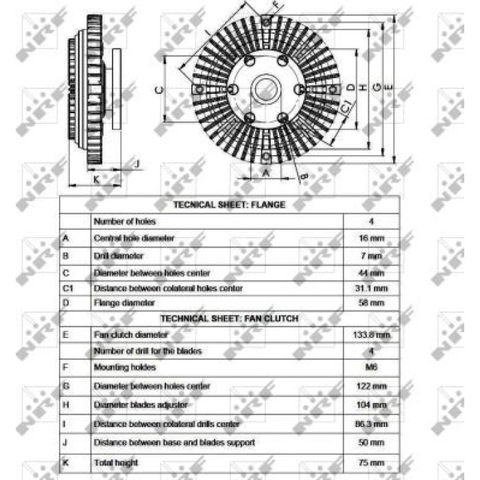 Kupplung, Kühlerlüfter 49524 Kupplung, Kühlerlüfter 49524