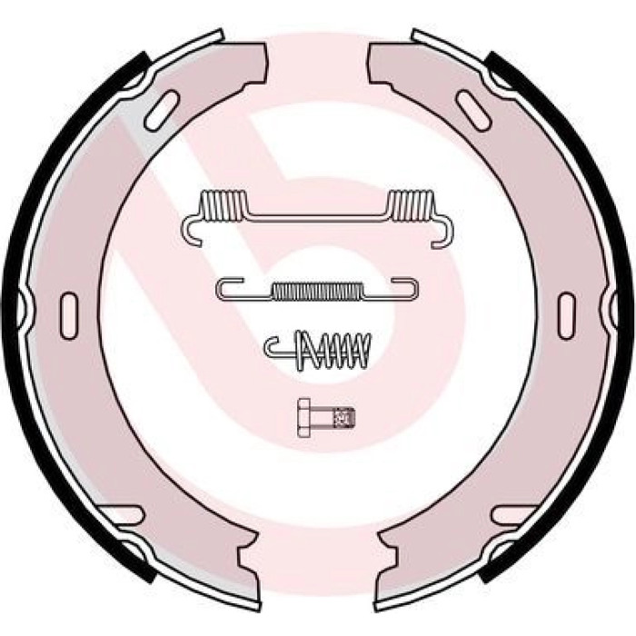Brembo S 50 507 Bremsbackensatz, Feststellbremse ESSENTIAL LINE Brembo S 50 507 Bremsbackensatz, Feststellbremse ESSENTIAL LINE