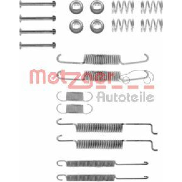 Metzger 105-0597 Zubehörsatz, Bremsbacken Metzger 105-0597 Zubehörsatz, Bremsbacken