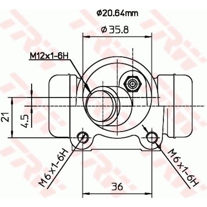 TRW BWF280 Radbremszylinder TRW BWF280 Radbremszylinder