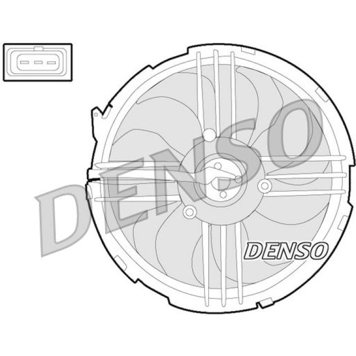 Denso DER32009 Lüfter, Motorkühlung
