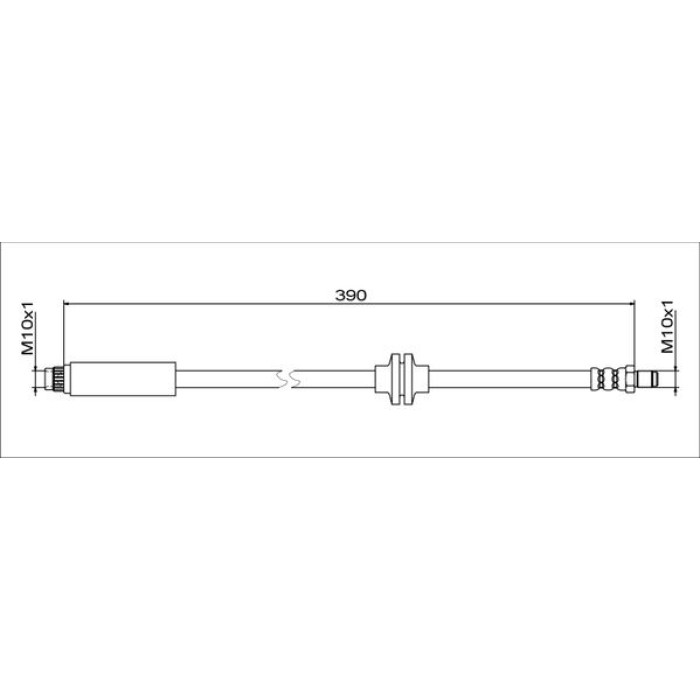 Metzger 4111627 Bremsschlauch Metzger 4111627 Bremsschlauch