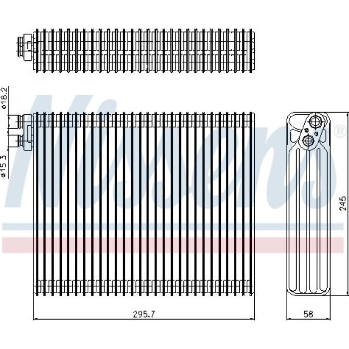 Nissens 92299 Verdampfer, Klimaanlage