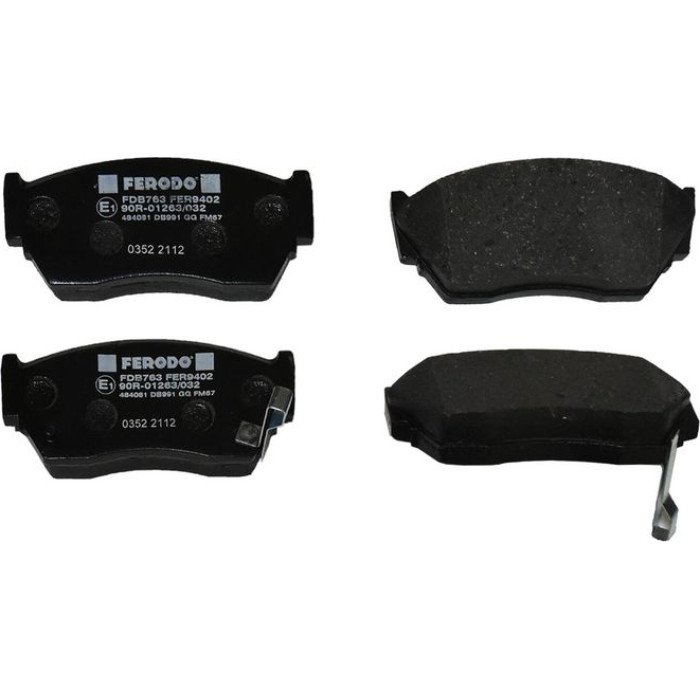 Ferodo FDB763 Bremsbelagsatz, Scheibenbremse PREMIER ECO FRICTION