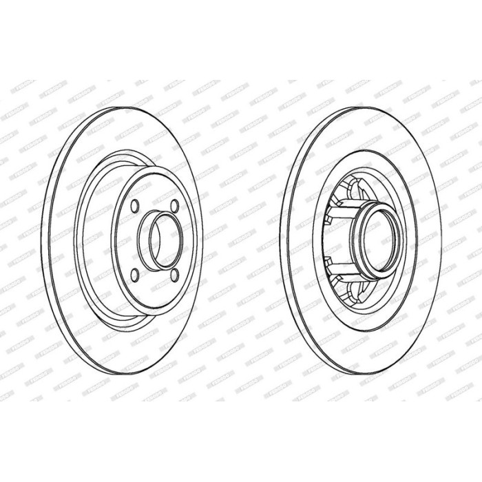 Ferodo DDF1381C-1 Bremsscheibe PREMIER