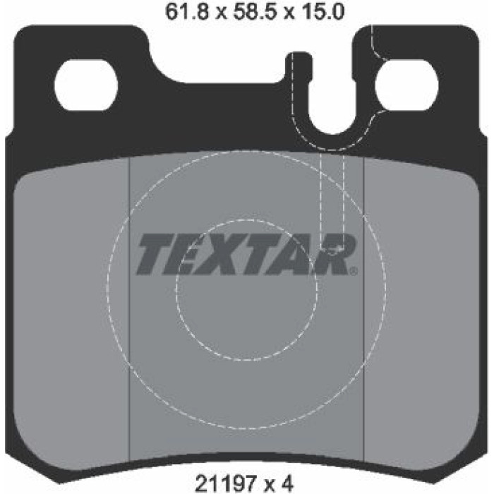 Textar 2119701 Bremsbelagsatz, Scheibenbremse Q+ Textar 2119701 Bremsbelagsatz, Scheibenbremse Q+