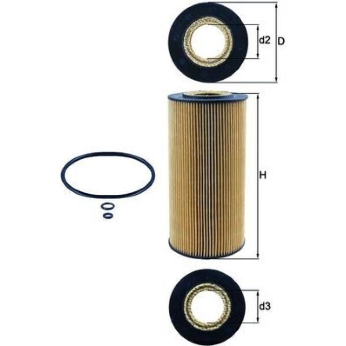 Knecht OX 123/1D Ölfilter Knecht OX 123/1D Ölfilter