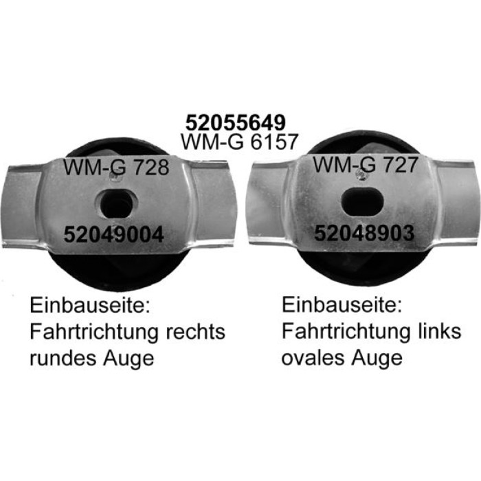 Metzger 52055649 Reparatursatz, Achskörper COMPETENCE KIT