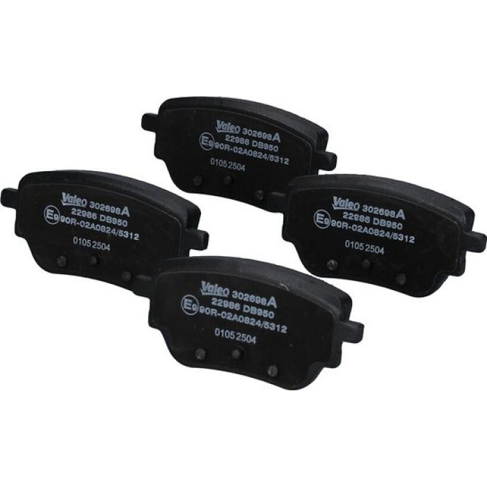Valeo 302698A Bremsbelagsatz, Scheibenbremse EXPERT