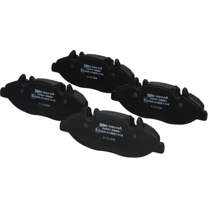Valeo 302418A Bremsbelagsatz, Scheibenbremse EXPERT Valeo 302418A Bremsbelagsatz, Scheibenbremse EXPERT