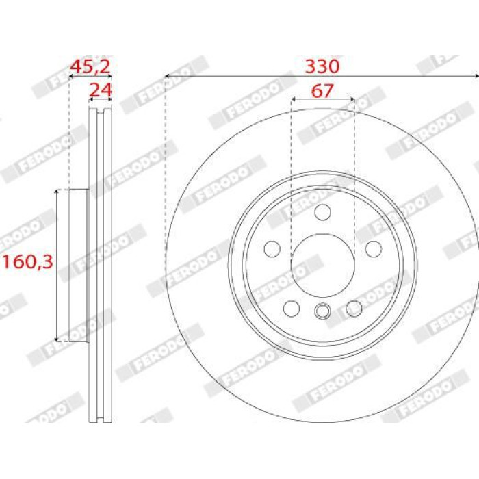 Bremsscheibe DDF2762C Bremsscheibe DDF2762C