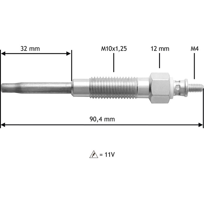 Valeo 345141 Glühkerze Valeo 345141 Glühkerze