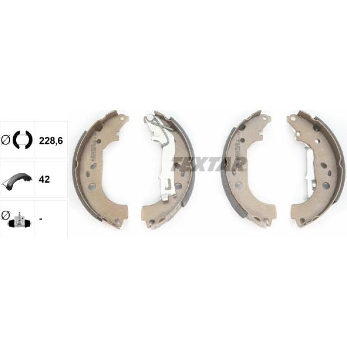 Textar 91067600 Bremsbackensatz Textar 91067600 Bremsbackensatz