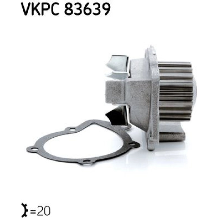SKF VKPC 83639 Wasserpumpe Aquamax SKF VKPC 83639 Wasserpumpe Aquamax