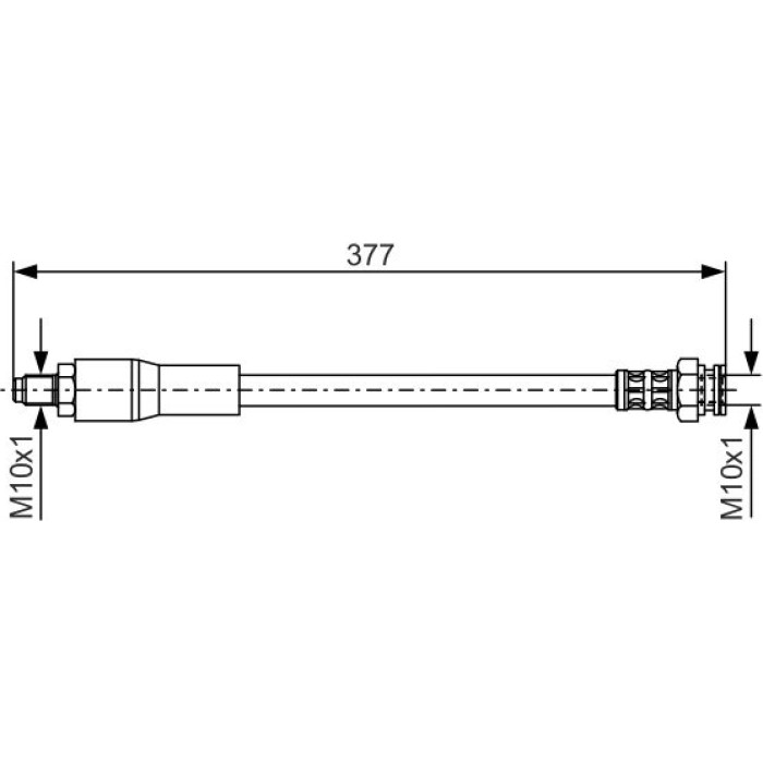 BOSCH 1 987 476 666 Bremsschlauch