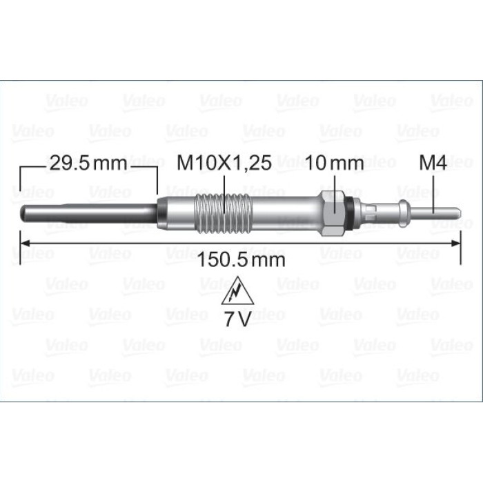 Valeo 345261 Glühkerze Valeo 345261 Glühkerze