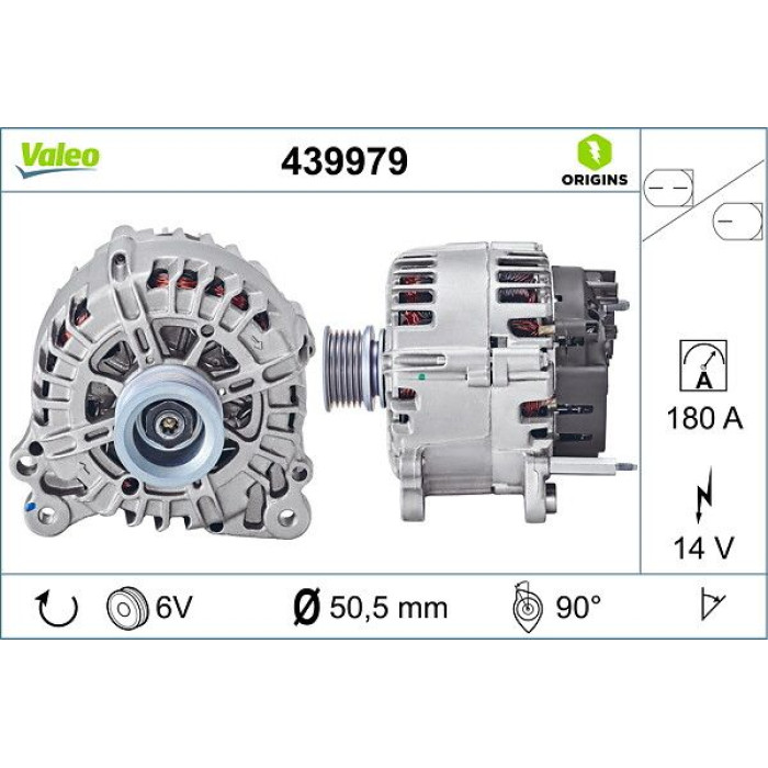 Valeo 439979 Generator ORIGINS - NEW O.E. TECHNOLOGIE