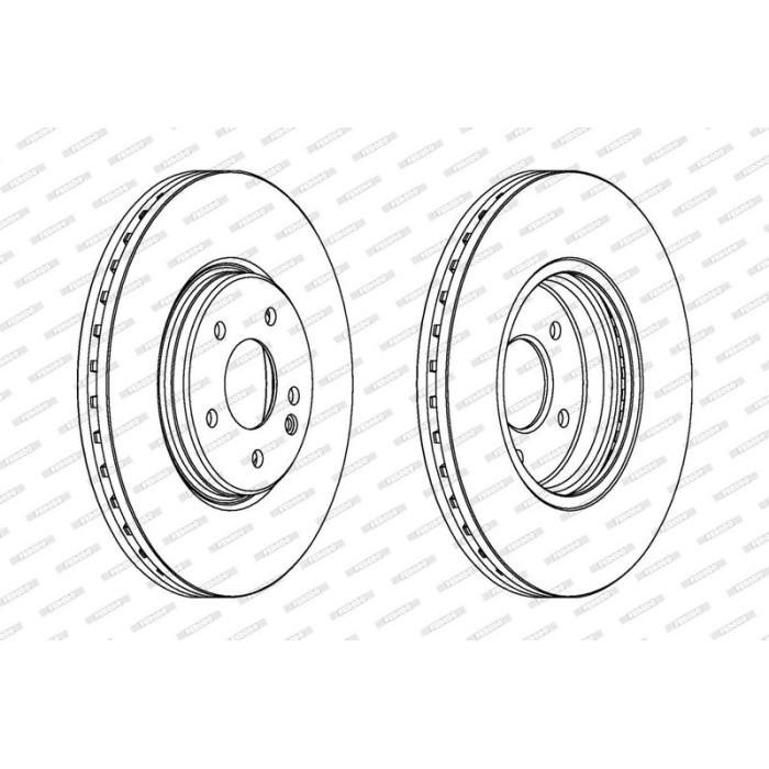 Ferodo DDF964C-1 Bremsscheibe PREMIER Ferodo DDF964C-1 Bremsscheibe PREMIER