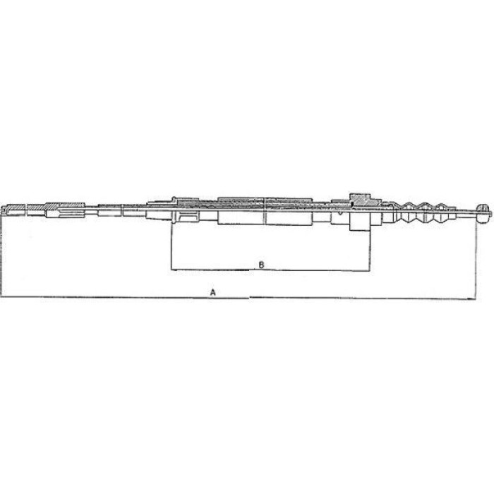 Textar 44003100 Seilzug, Feststellbremse Textar 44003100 Seilzug, Feststellbremse