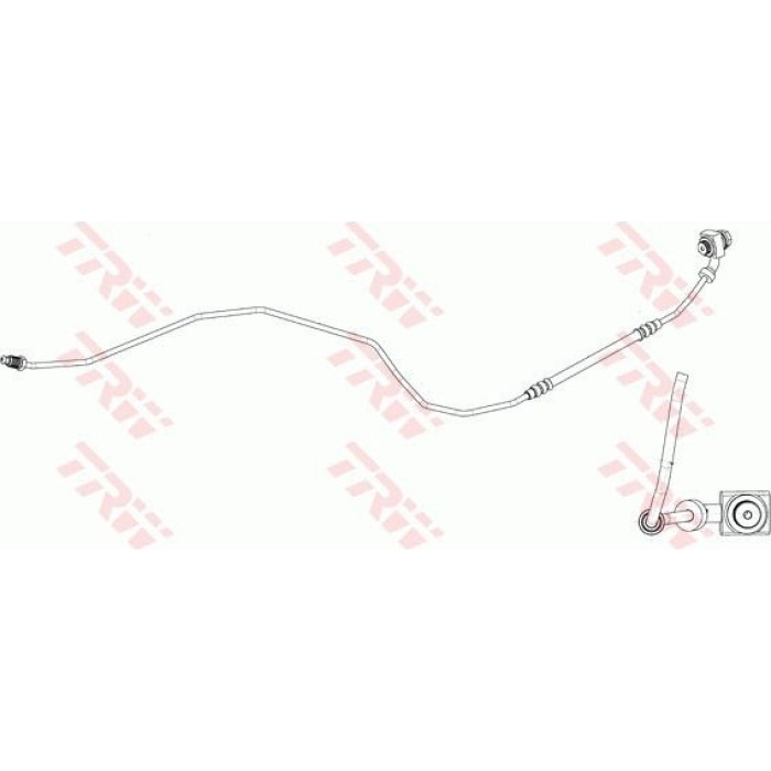 TRW PHD1161 Bremsschlauch TRW PHD1161 Bremsschlauch