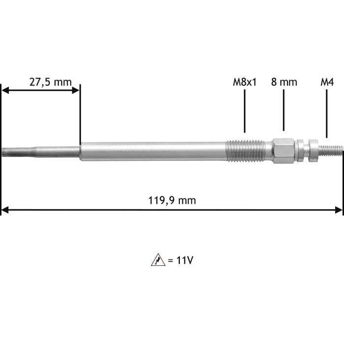 Valeo 345123 Glühkerze Valeo 345123 Glühkerze