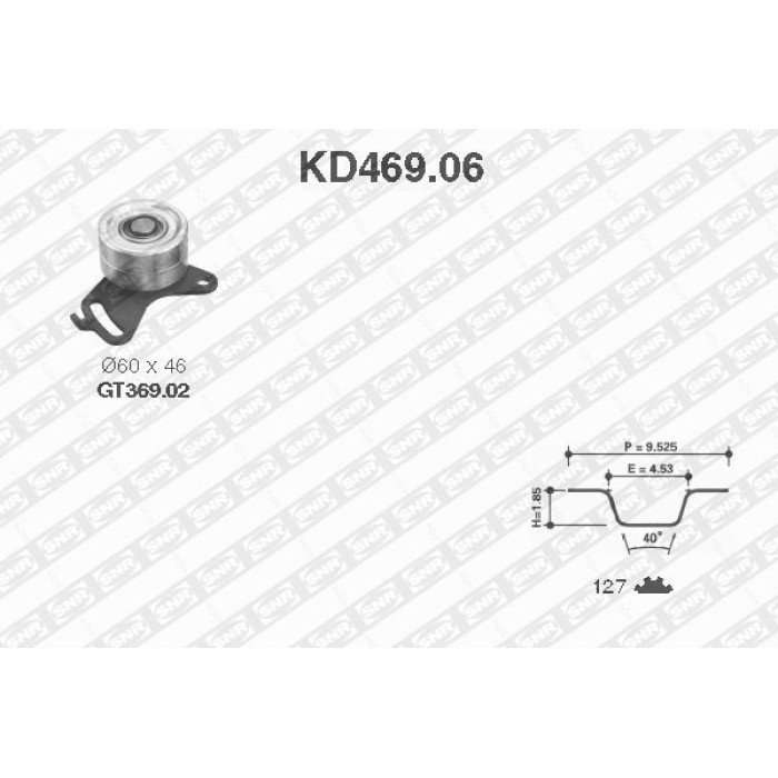 NTN-SNR KD469.06 Zahnriemensatz NTN-SNR KD469.06 Zahnriemensatz