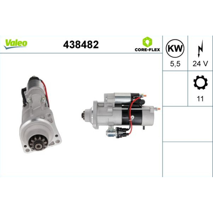 Valeo 438482 Starter CORE-FLEX Valeo 438482 Starter CORE-FLEX