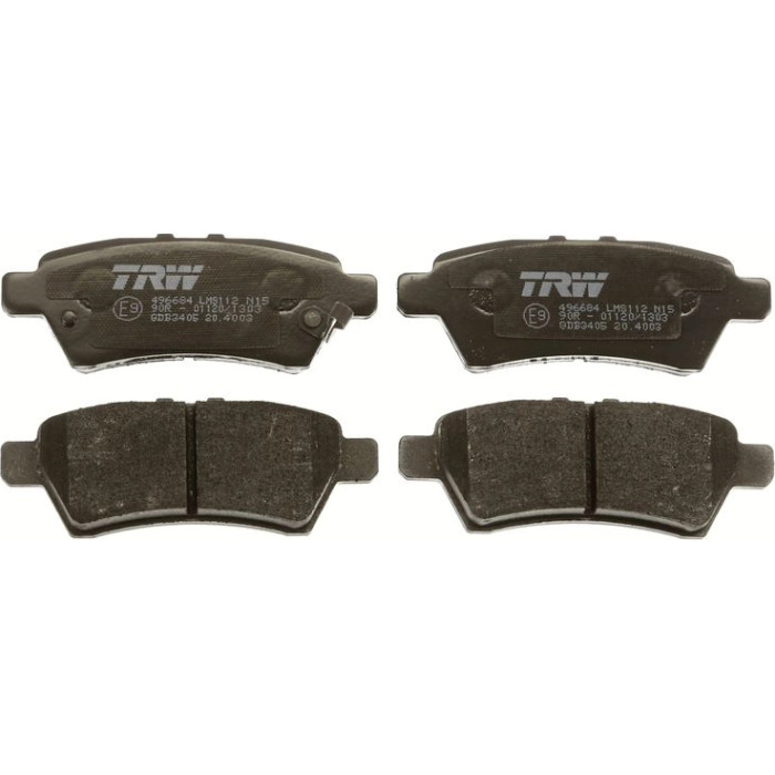 TRW GDB3405 Bremsbelagsatz, Scheibenbremse COTEC TRW GDB3405 Bremsbelagsatz, Scheibenbremse COTEC
