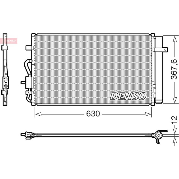 Denso DCN20050 Kondensator, Klimaanlage