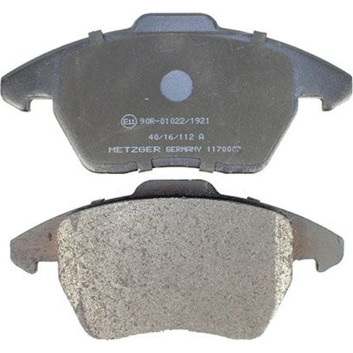 Metzger 1170007 Bremsbelagsatz, Scheibenbremse