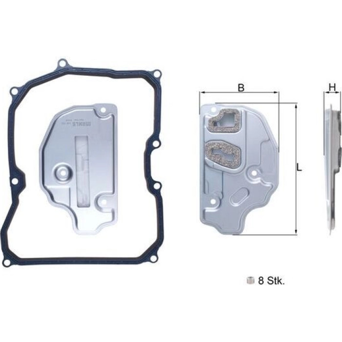 Knecht HX 150KIT Hydraulikfilter, Automatikgetriebe Knecht HX 150KIT Hydraulikfilter, Automatikgetriebe