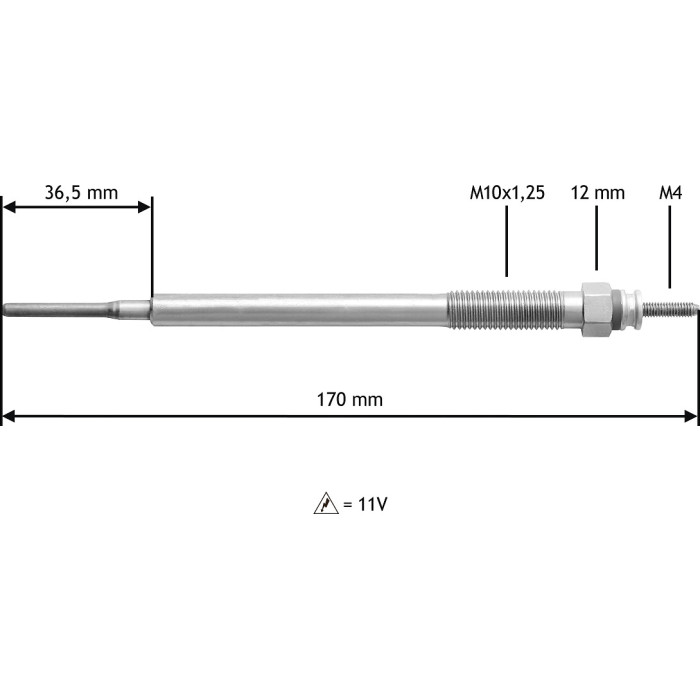 Valeo 345154 Glühkerze Valeo 345154 Glühkerze