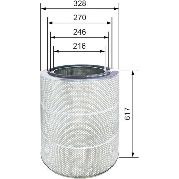 BOSCH 0 986 626 755 Luftfilter BOSCH 0 986 626 755 Luftfilter