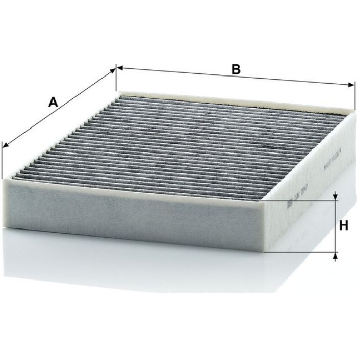 MANN-FILTER CUK 2847 Innenraumfilter, Aktivkohlefilter