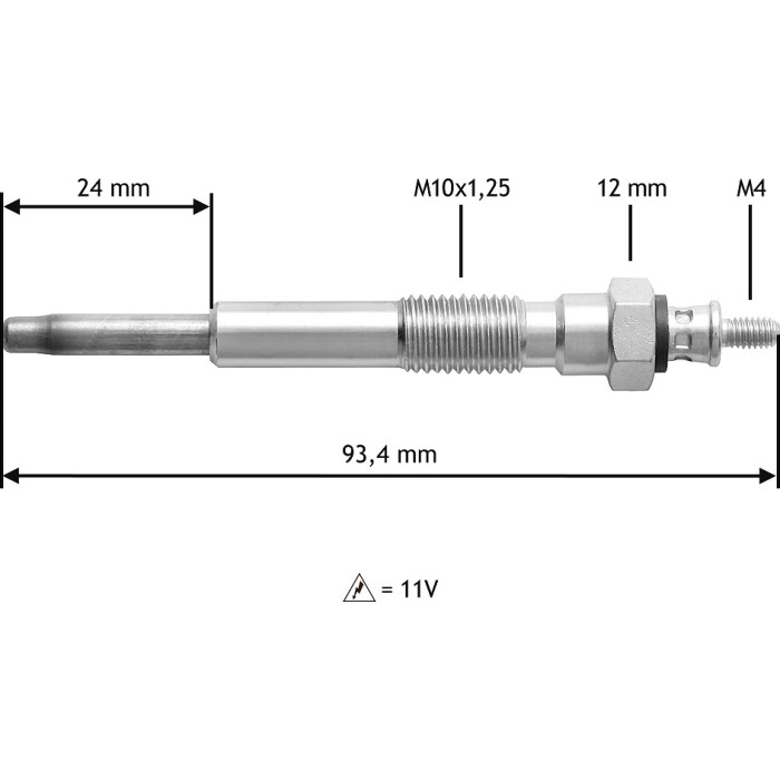 Valeo 345207 Glühkerze