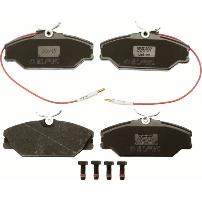 TRW GDB1030 Bremsbelagsatz, Scheibenbremse COTEC TRW GDB1030 Bremsbelagsatz, Scheibenbremse COTEC