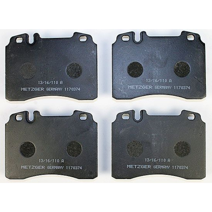 Metzger 1170374 Bremsbelagsatz, Scheibenbremse