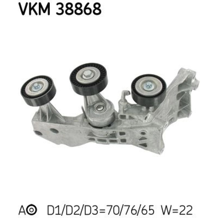 SKF VKM 38868 Spannrolle, Keilrippenriemen SKF VKM 38868 Spannrolle, Keilrippenriemen