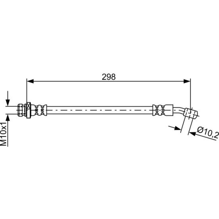 BOSCH 1 987 481 882 Bremsschlauch