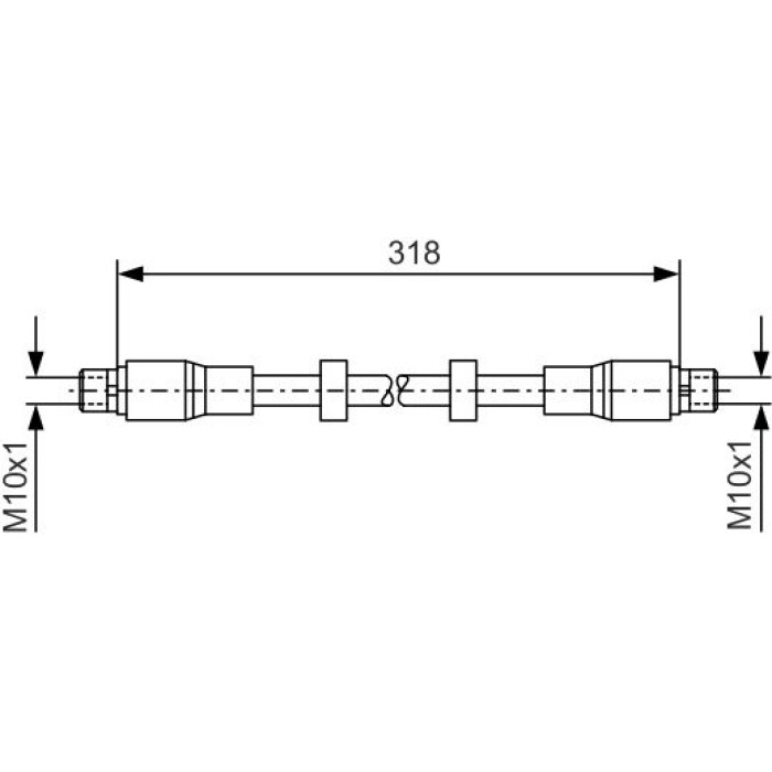 BOSCH 1 987 476 247 Bremsschlauch