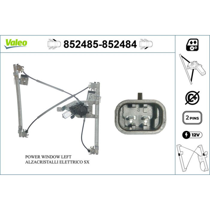 Valeo 852484 Fensterheber Valeo 852484 Fensterheber
