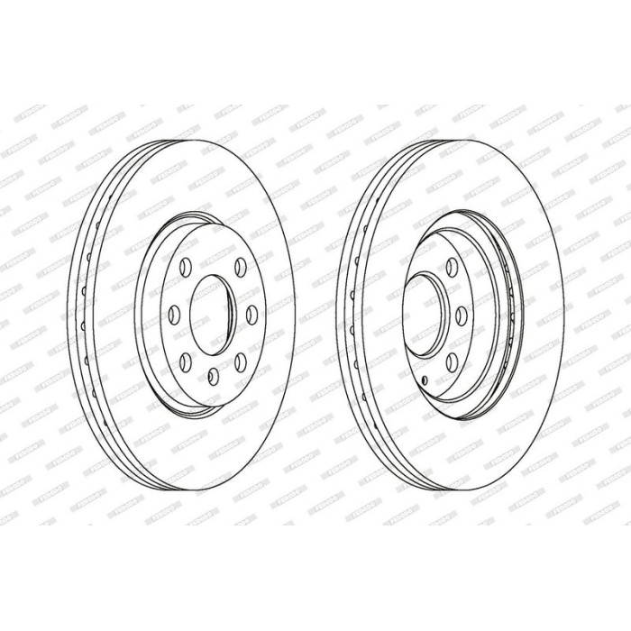 Ferodo DDF1131C Bremsscheibe PREMIER Coat+ disc