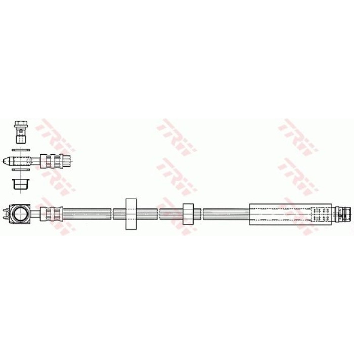 TRW PHD532 Bremsschlauch TRW PHD532 Bremsschlauch