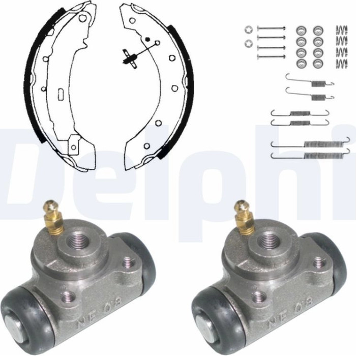 Delphi KP874 Bremsbackensatz Delphi KP874 Bremsbackensatz