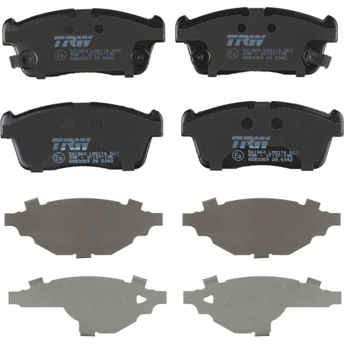 TRW GDB3359 Bremsbelagsatz, Scheibenbremse COTEC TRW GDB3359 Bremsbelagsatz, Scheibenbremse COTEC